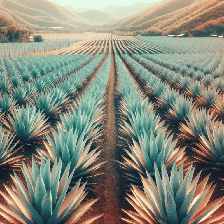 Plantacje agawy – roślina z której powstaje tequila