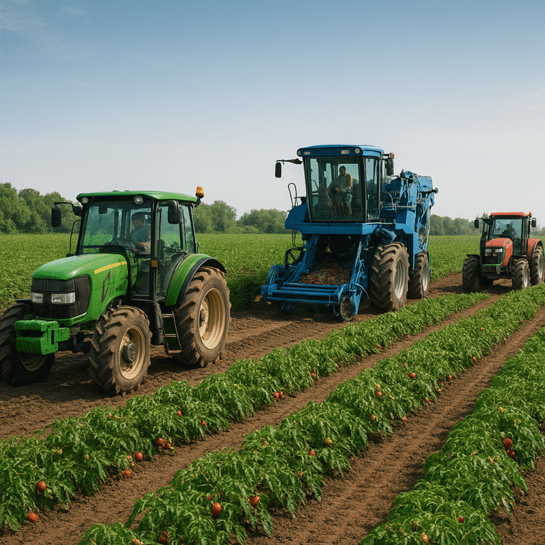 Jakie maszyny są niezbędne do pracy na plantacji?