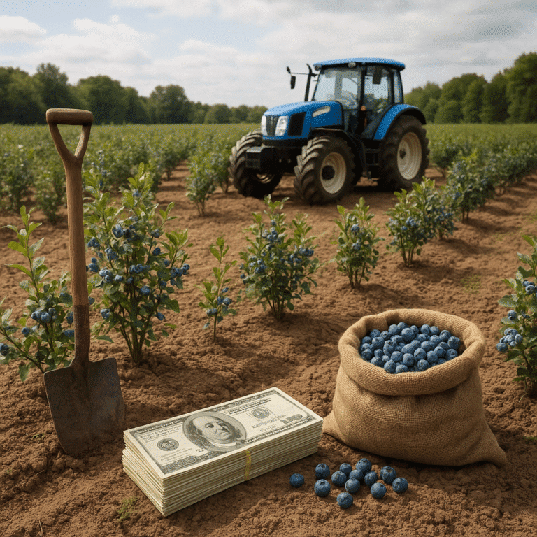 Jakie są koszty założenia plantacji jagodowej?