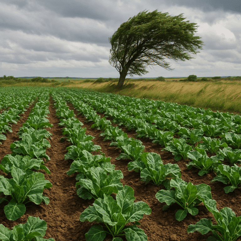 Jakie rośliny najlepiej nadają się do uprawy na plantacjach w rejonach wietrznych?