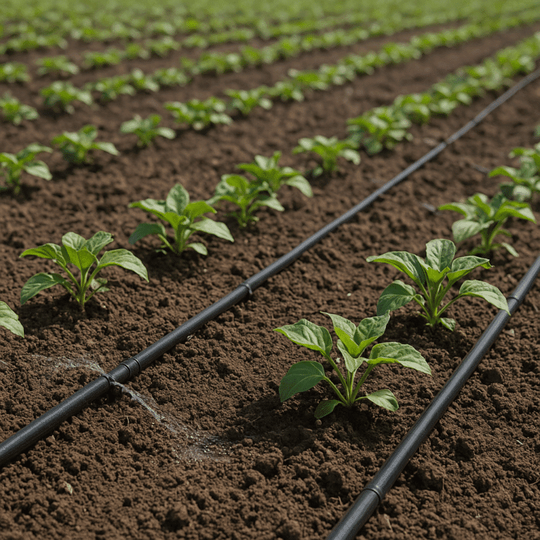 Jakie są zasady uprawy roślin rolniczych w systemie nawadniania kroplowego?