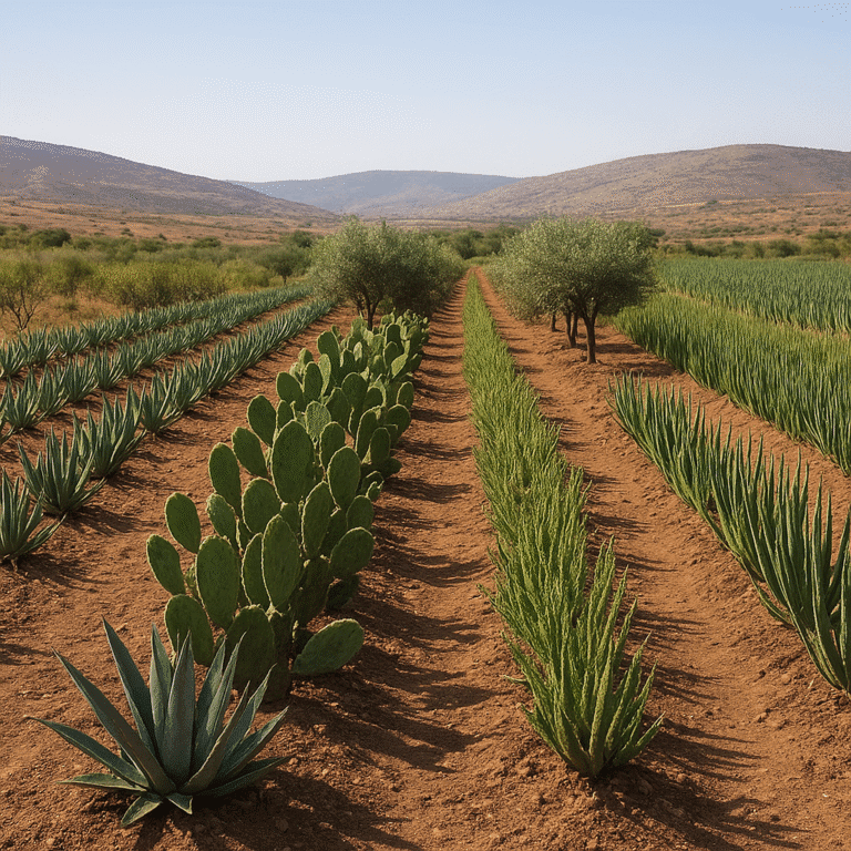 Jakie rośliny najlepiej nadają się na plantacje w regionach o małej ilości opadów?