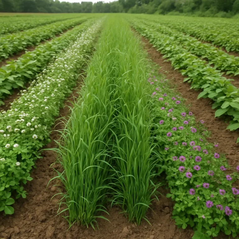 Jakie są metody zarządzania roślinami okrywowymi na plantacjach?
