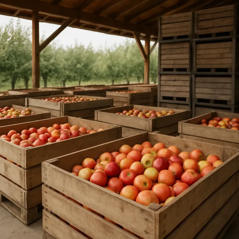 Jakie są zasady przechowywania plonów z plantacji drzew owocowych?